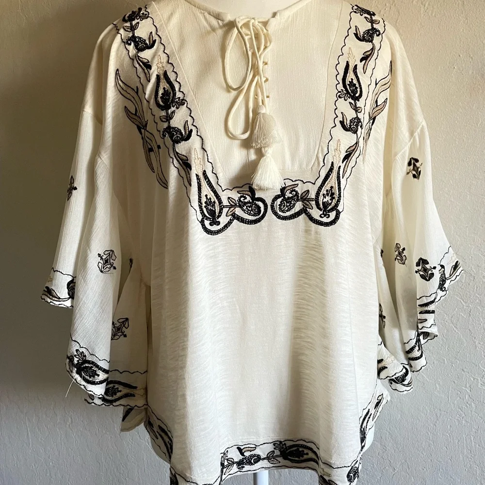 Lucky brand bohemian top - Picture 6 of 10